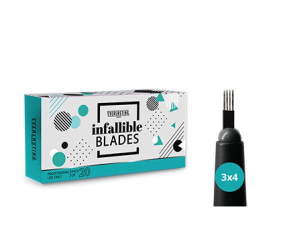 20 x INFALLIBLE *3x4* shading blades 